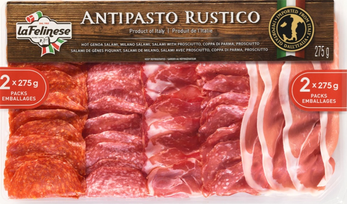 La Felinese Antipasto Rustico, 2 x 275g (550g)